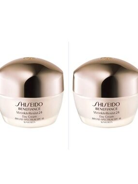 New! Shiseido Benefiance WrinkleResist24 Day Creams Broad Spectrum SPF 18